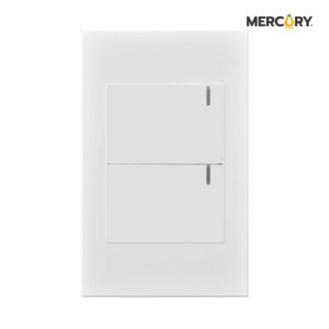 Interruptor doble conmutable premium white
