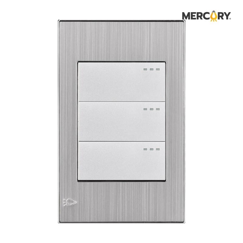 ETI45 INTERRUPTOR TRIPLE CONMUTABLE MERCURY STAINLESS 2
