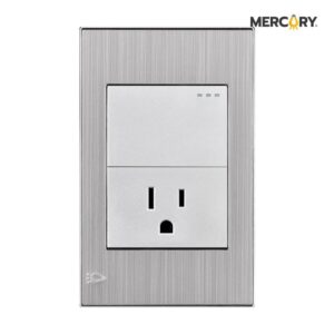 Toma + Interruptor Stainless